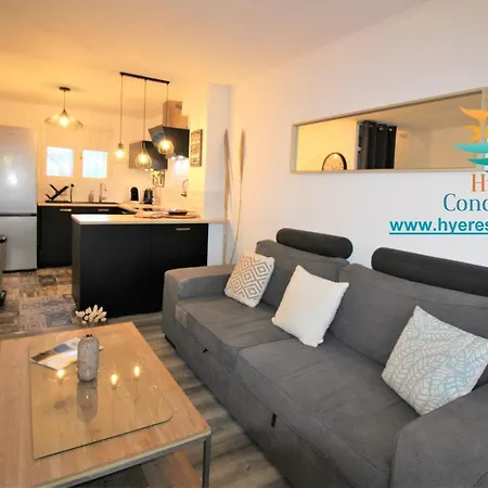 شقة Triplex 2-port D'hyeres -400m-clim Wifi Parking By Hc